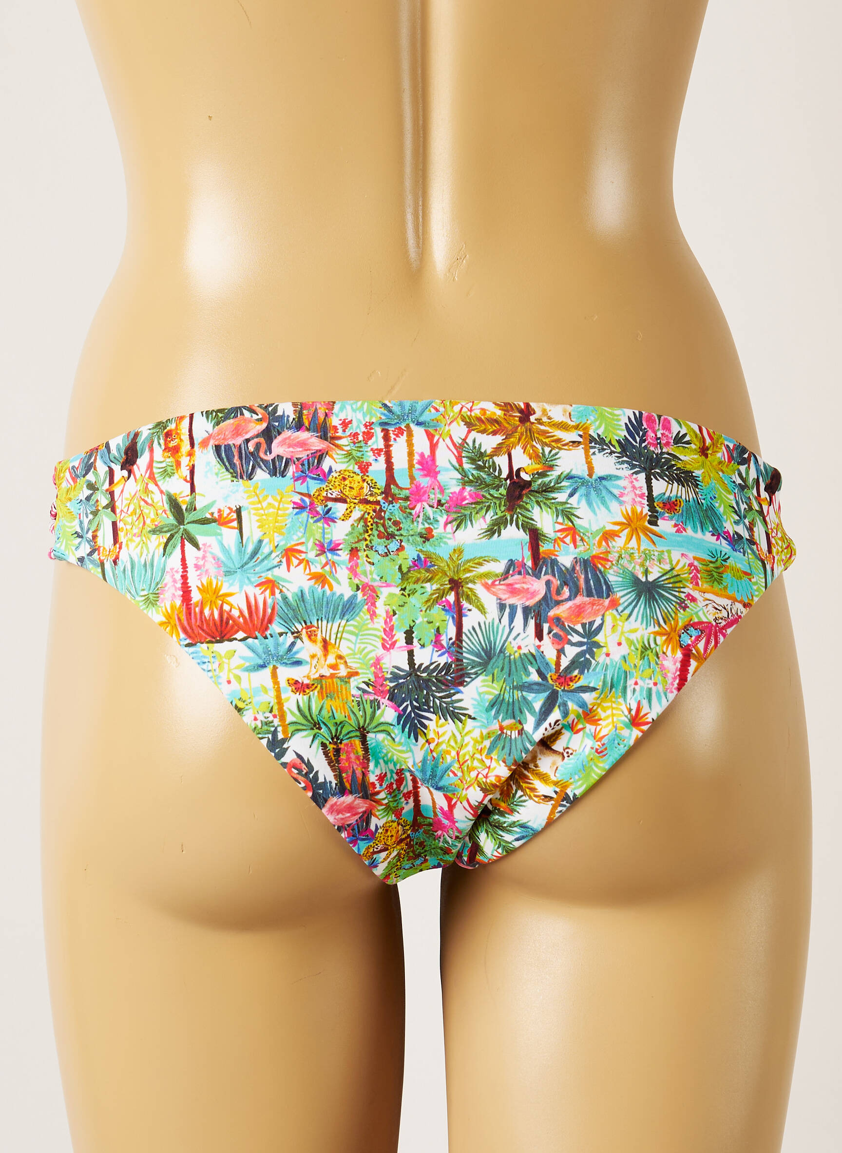 Maudymosi kelnaitės tiesioginis dažymas spausdinimas bikini žalias BANANA MOON moteris