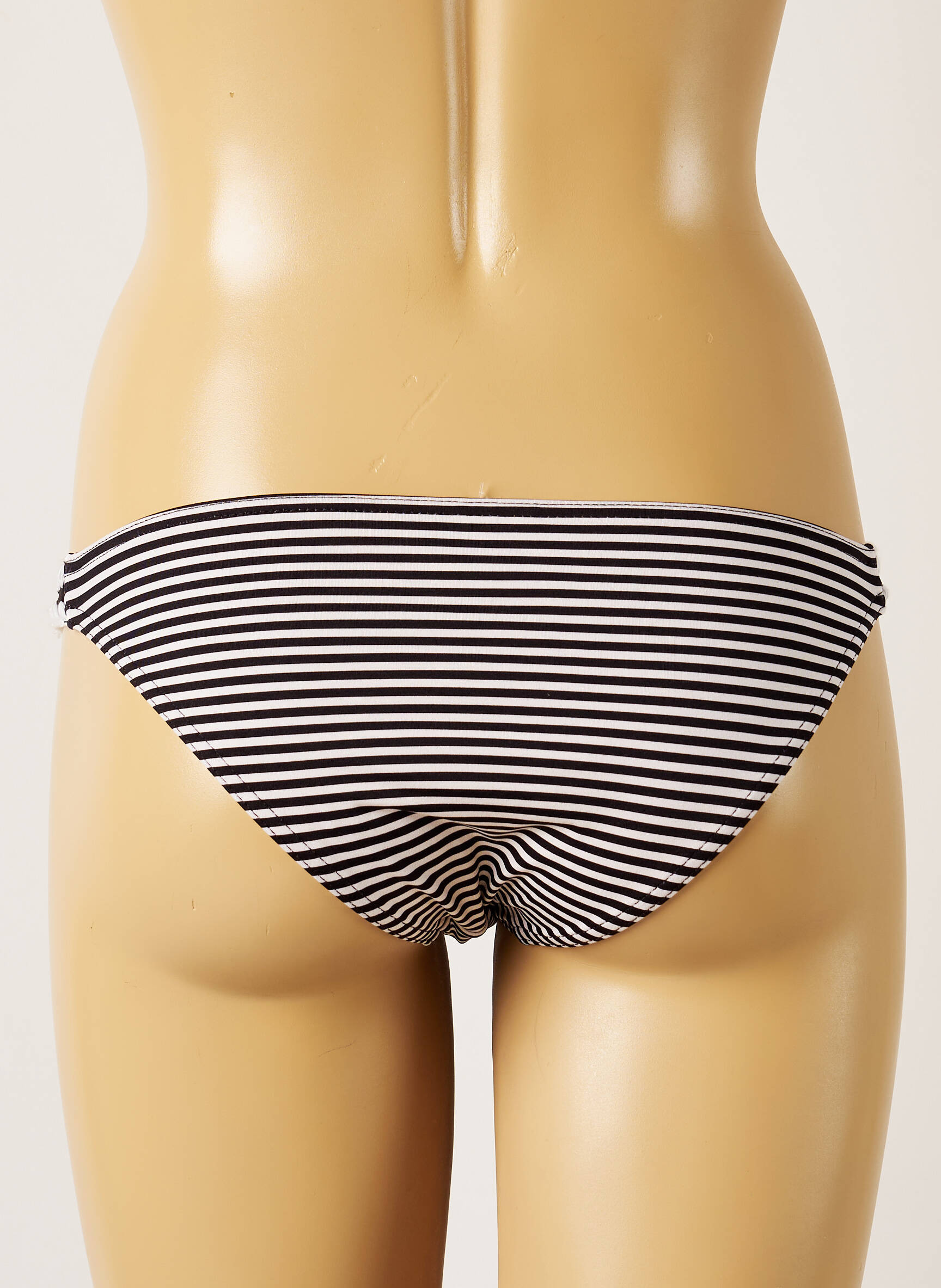 Maudymosi kelnaitės satino efektas bikini juodas BANANA MOON moteris