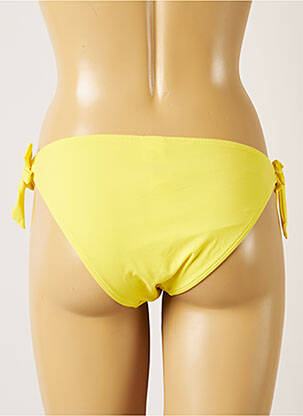 Maudymosi kelnaitės užsegimas su raišteliais bikini geltona BANANA MOON moteris