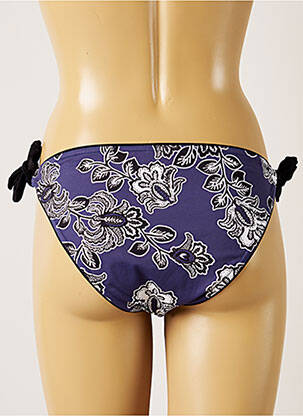 Maudymosi kelnaitės gėlių raštas bikini mėlyna BANANA MOON moteris