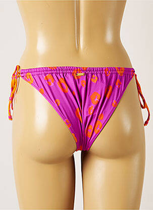 Maudymosi kelnaitės satino efektas bikini violetinis BANANA MOON moteris
