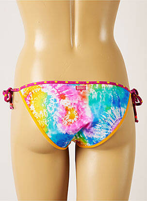 Maudymosi kelnaitės gėlių raštas bikini rožinė BANANA MOON moteris