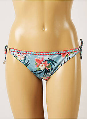Maudymosi kelnaitės satino audinys bikini mėlyna BANANA MOON moteris