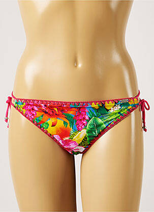 Maudymosi kelnaitės tiesioginis dažymas spausdinimas bikini rožinė BANANA BEAUTY moteris