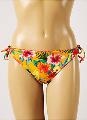 Maudymosi kelnaitės tiesioginis dažymas spausdinimas bikini oranžinė BANANA MOON moteris