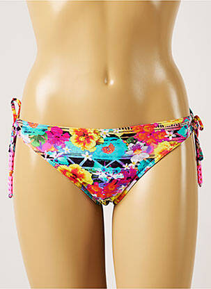 Maudymosi kelnaitės gėlių raštas bikini rožinė BANANA MOON moteris