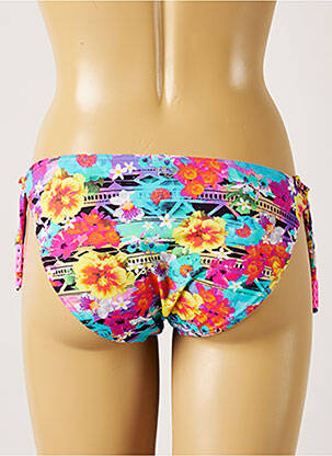 Maudymosi kelnaitės gėlių raštas bikini rožinė BANANA MOON moteris