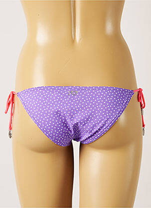 Maudymosi kelnaitės fantazijos raštas bikini violetinis BANANA MOON moteris