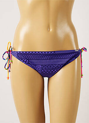 Maudymosi kelnaitės fantazijos raštas bikini violetinis BANANA MOON moteris