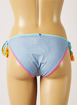 Maudymosi kelnaitės gėlių raštas bikini mėlyna BANANA MOON moteris