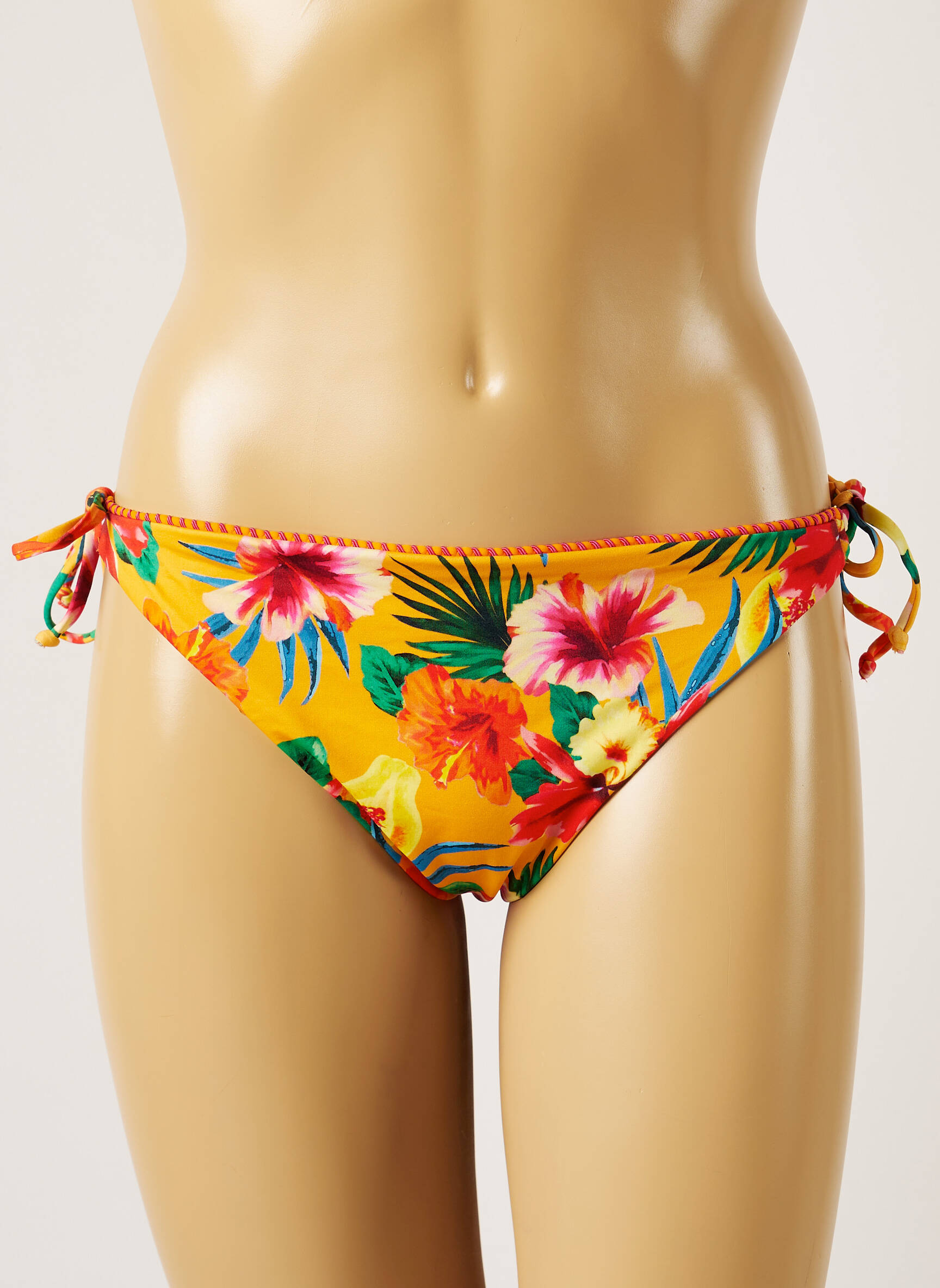 Maudymosi kelnaitės tiesioginis dažymas spausdinimas bikini oranžinė BANANA MOON moteris