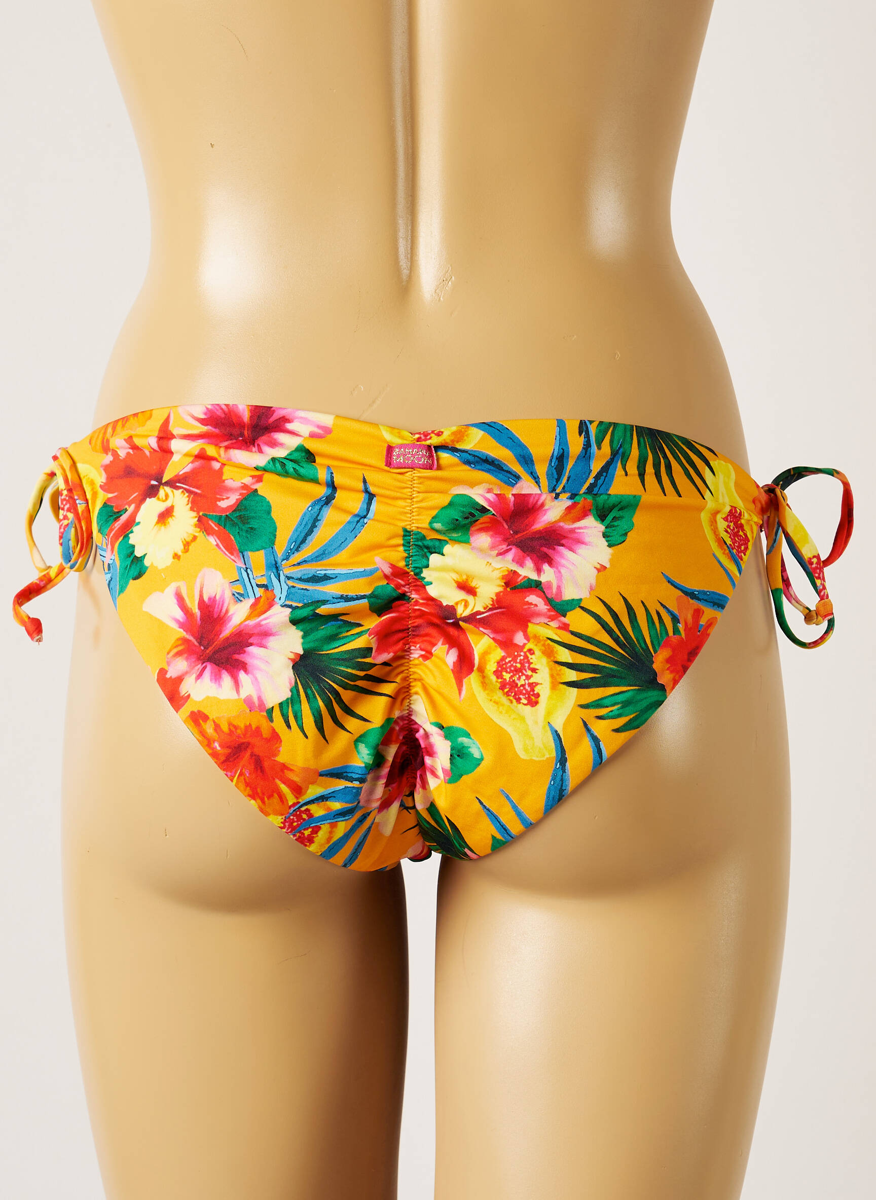 Maudymosi kelnaitės tiesioginis dažymas spausdinimas bikini oranžinė BANANA MOON moteris