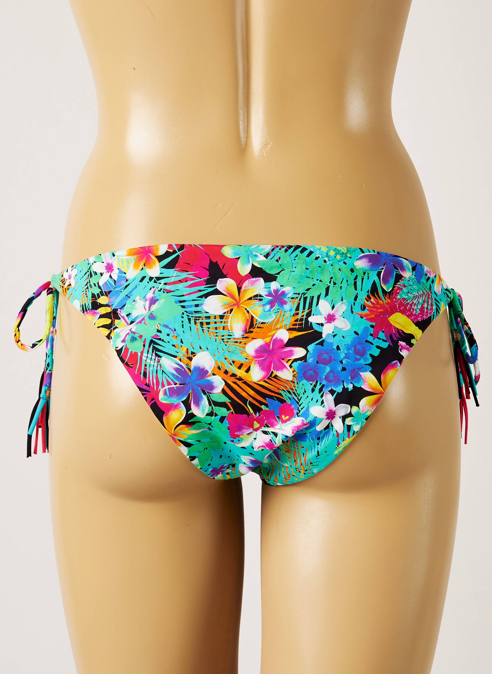 Maudymosi kelnaitės tiesioginis dažymas spausdinimas bikini mėlyna BANANA MOON moteris