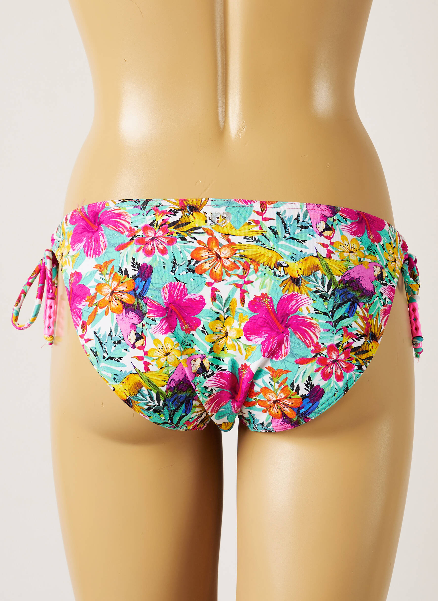 Maudymosi kelnaitės tiesioginis dažymas spausdinimas bikini mėlyna BANANA MOON moteris