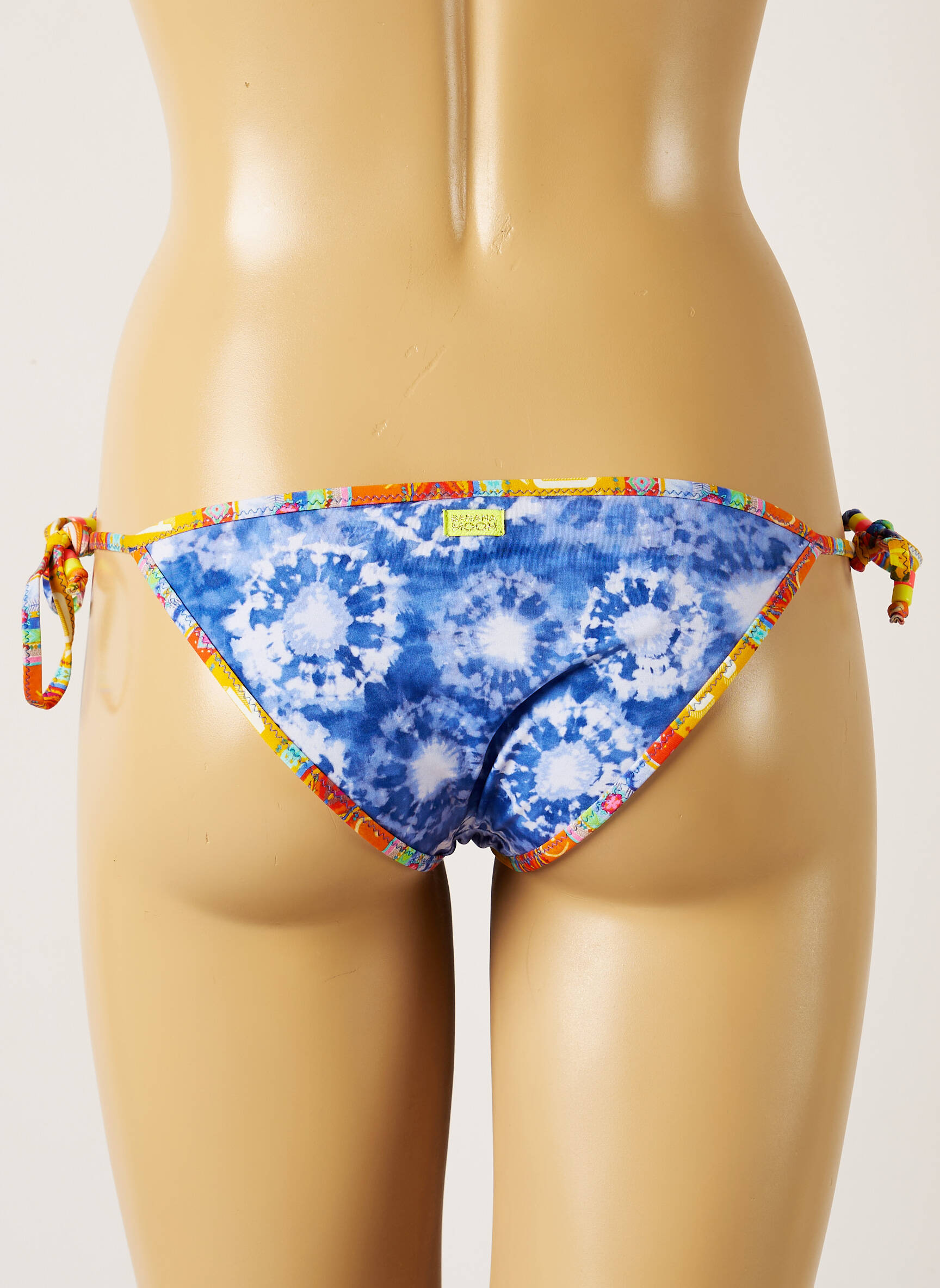 Maudymosi kelnaitės fantazijos raštas bikini mėlyna BANANA MOON moteris