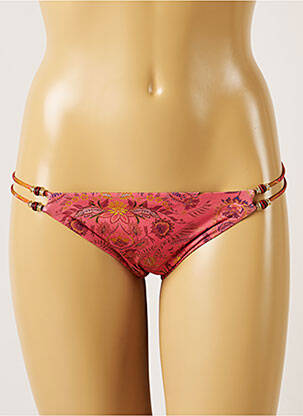 Maudymosi kelnaitės gėlių raštas bikini rožinė BANANA MOON moteris