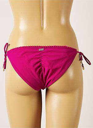 Maudymosi kelnaitės užsegimas su raišteliais bikini violetinis BANANA MOON moteris