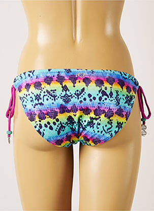Maudymosi kelnaitės užsegimas su raišteliais bikini violetinis BANANA MOON moteris