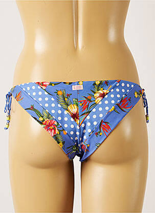 Maudymosi kelnaitės gėlių raštas bikini mėlyna BANANA MOON moteris