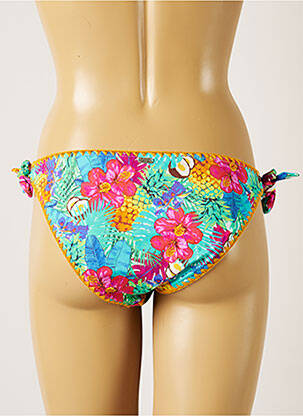 Maudymosi kelnaitės gėlių raštas bikini žalias BANANA MOON moteris