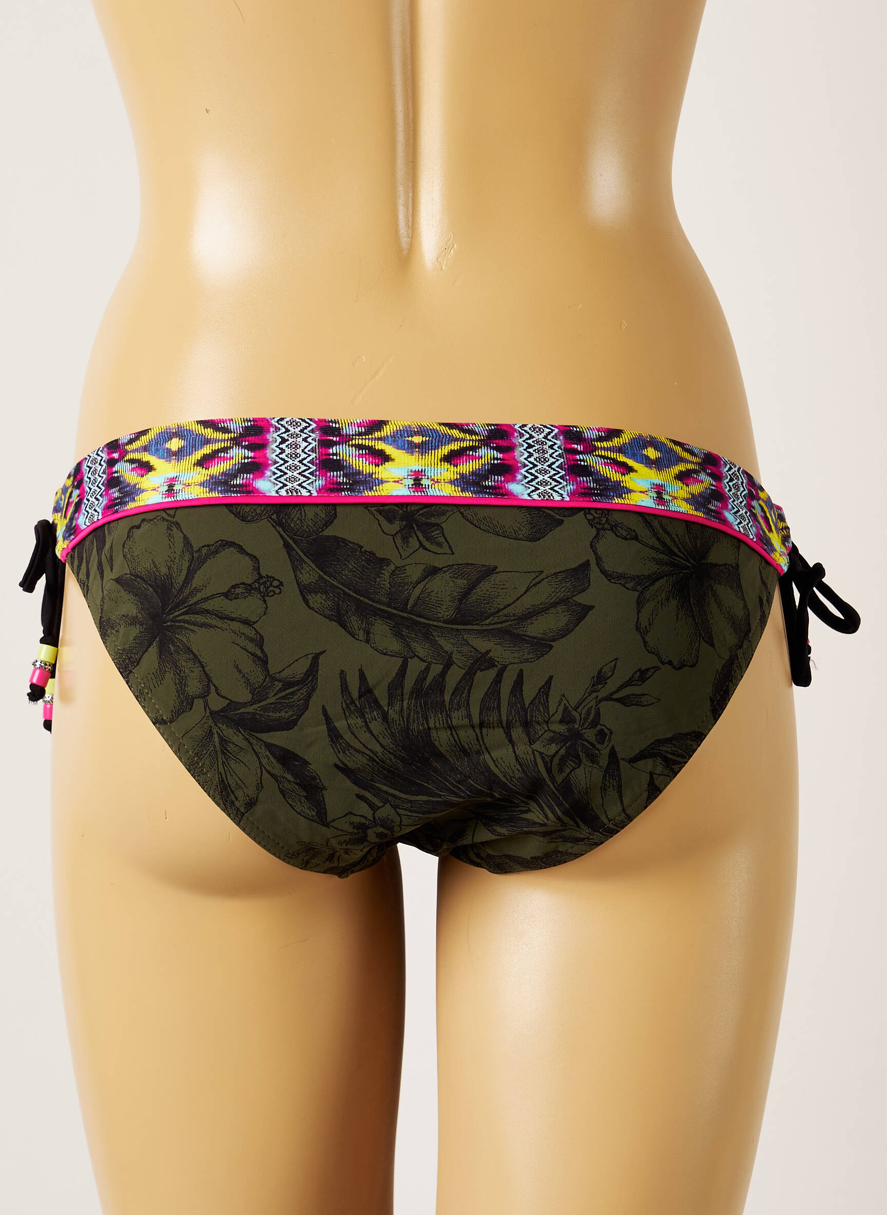 Maudymosi kelnaitės tiesioginis dažymas spausdinimas bikini žalias BANANA MOON moteris