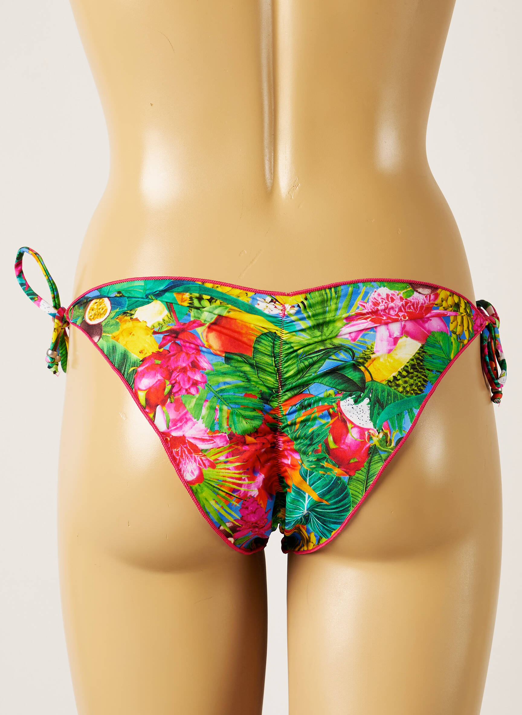 Maudymosi kelnaitės tiesioginis dažymas spausdinimas bikini rožinė BANANA MOON moteris