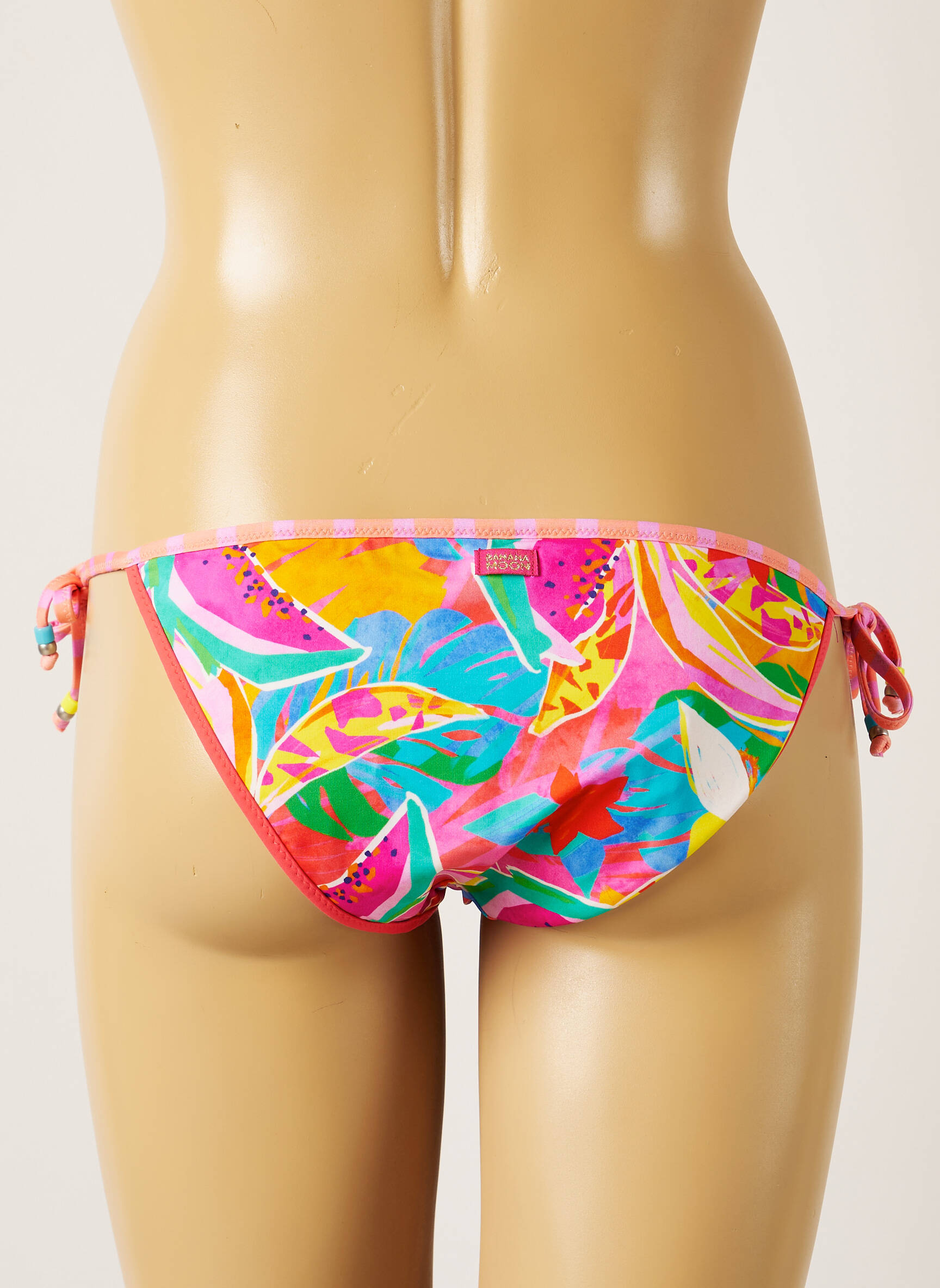 Maudymosi kelnaitės fantazijos raštas bikini oranžinė BANANA MOON moteris