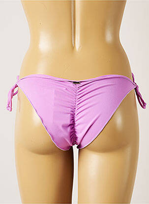 Maudymosi kelnaitės užsegimas su raišteliais bikini violetinis BANANA MOON moteris