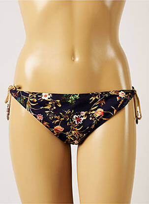 Maudymosi kelnaitės gėlių raštas bikini mėlyna BANANA MOON moteris