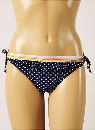 Maudymosi kelnaitės fantazijos raštas bikini mėlyna BANANA MOON moteris