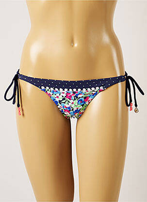Maudymosi kelnaitės fantazijos raštas bikini mėlyna BANANA MOON moteris