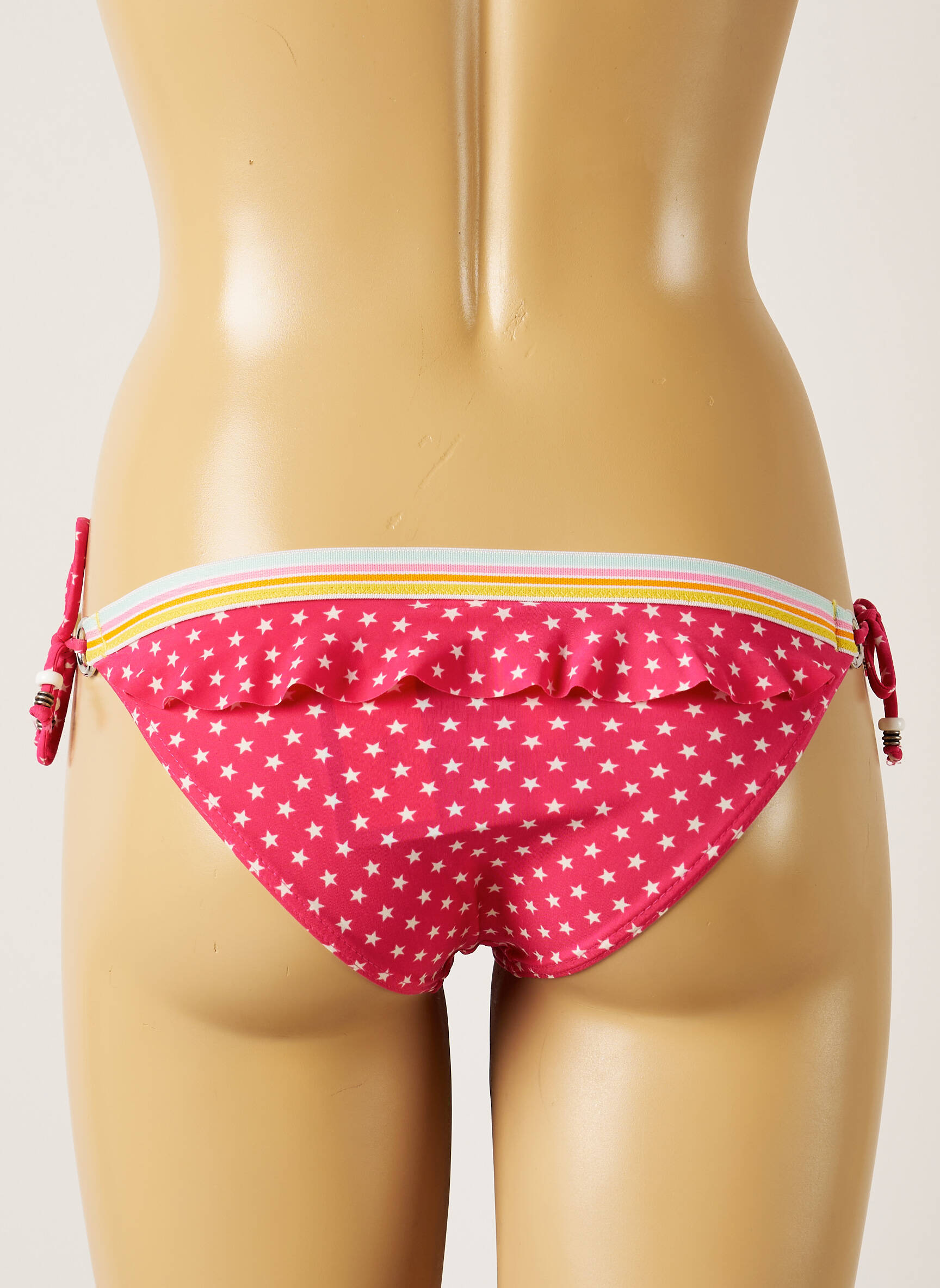 Maudymosi kelnaitės fantazijos raštas bikini rožinė BANANA MOON moteris