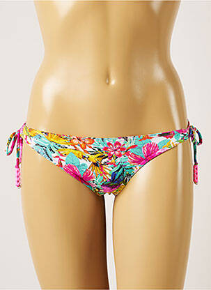 Maudymosi kelnaitės gėlių raštas bikini rožinė BANANA MOON moteris