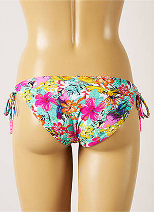 Maudymosi kelnaitės gėlių raštas bikini rožinė BANANA MOON moteris