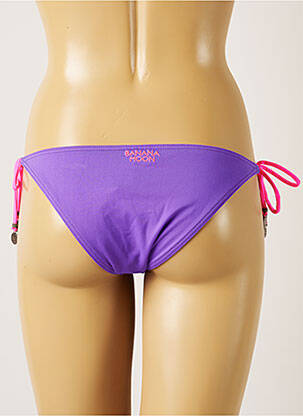 Maudymosi kelnaitės mikropluoštai bikini violetinis BANANA MOON moteris