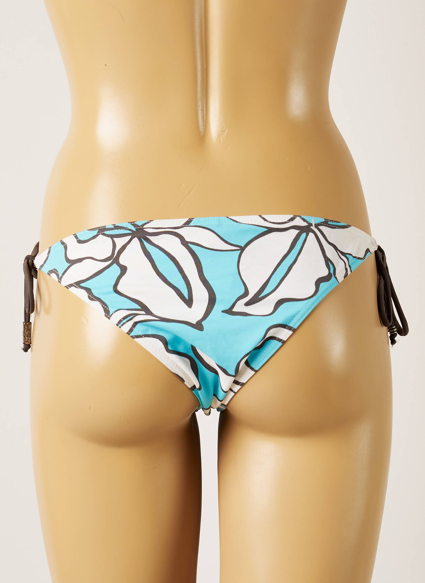 Maudymosi kelnaitės fantazijos raštas bikini mėlyna BANANA MOON moteris