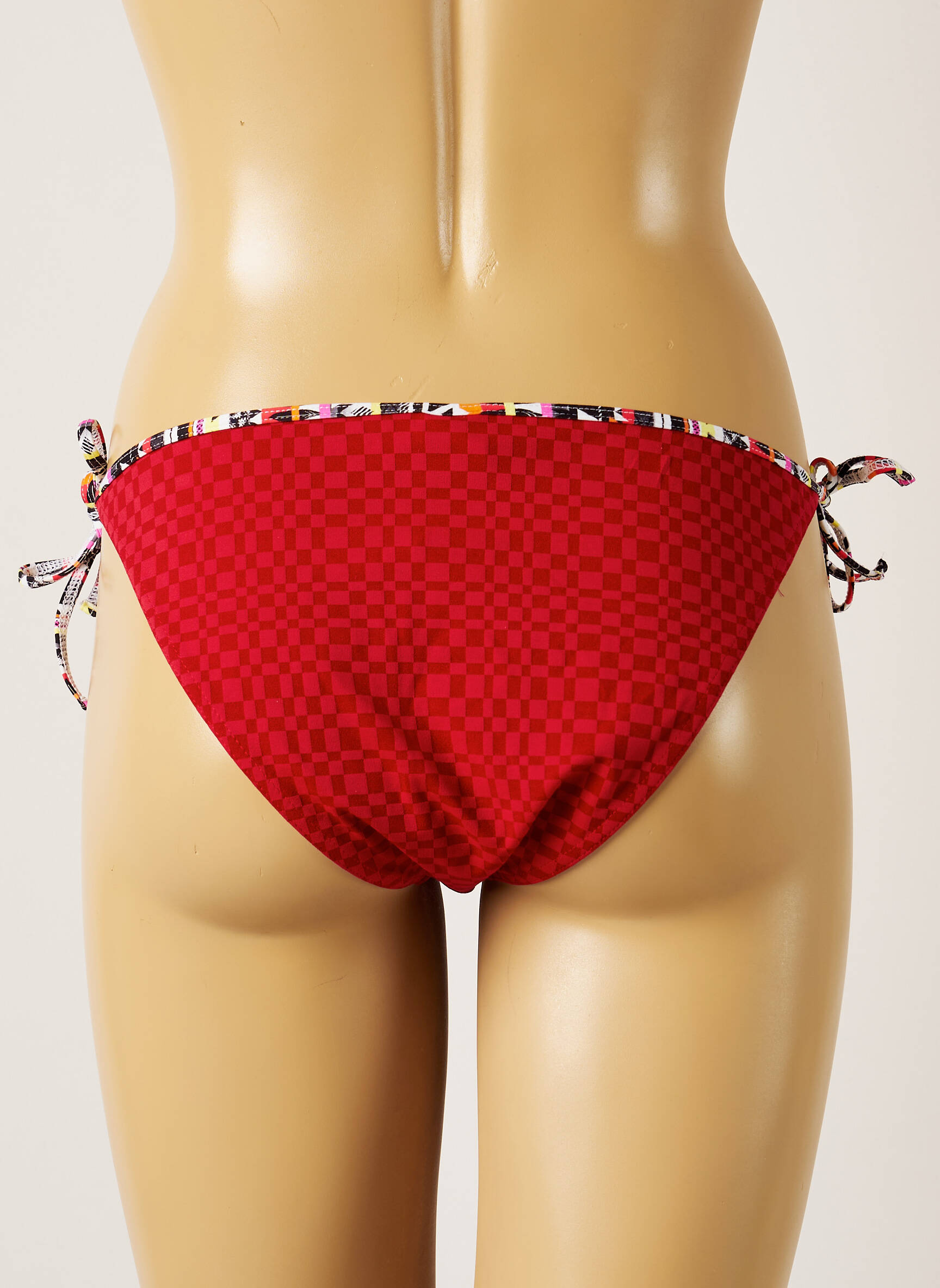 Maudymosi kelnaitės fantazijos raštas bikini raudona BANANA MOON moteris