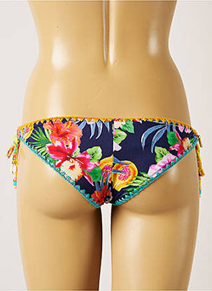 Maudymosi kelnaitės gėlių raštas bikini raudona BANANA MOON moteris