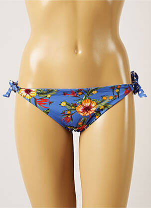 Maudymosi kelnaitės gėlių raštas bikini mėlyna BANANA MOON moteris