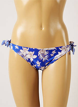 Maudymosi kelnaitės gėlių raštas bikini mėlyna BANANA MOON moteris