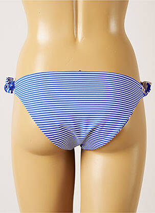 Maudymosi kelnaitės gėlių raštas bikini mėlyna BANANA MOON moteris