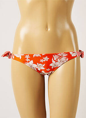 Maudymosi kelnaitės gėlių raštas bikini oranžinė BANANA MOON moteris
