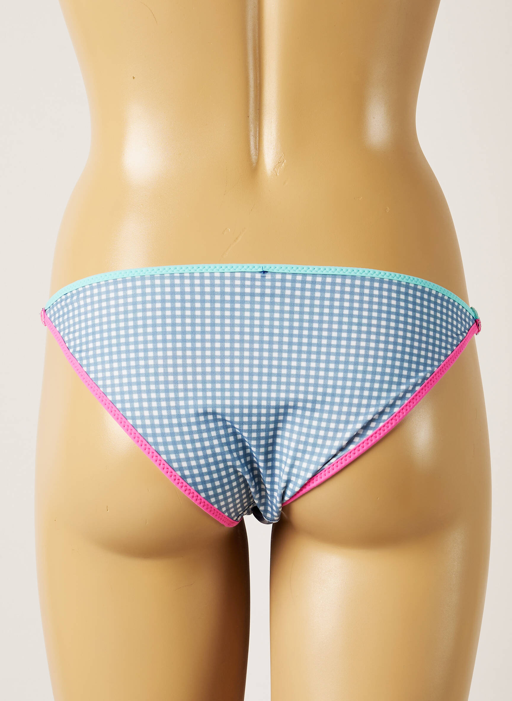 Maudymosi kelnaitės gėlių raštas bikini mėlyna BANANA MOON moteris