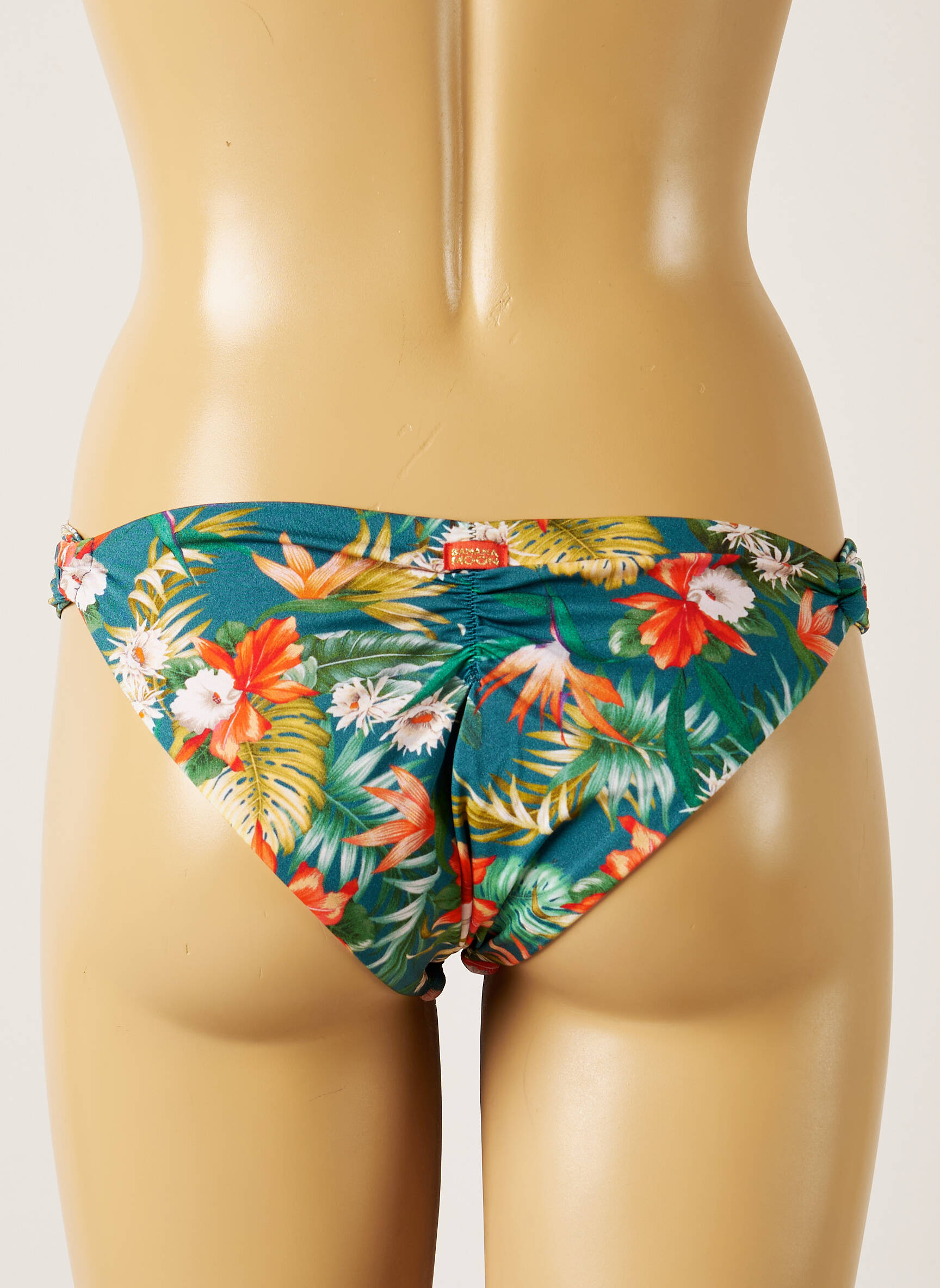 Maudymosi kelnaitės tiesioginis dažymas spausdinimas bikini mėlyna BANANA MOON moteris