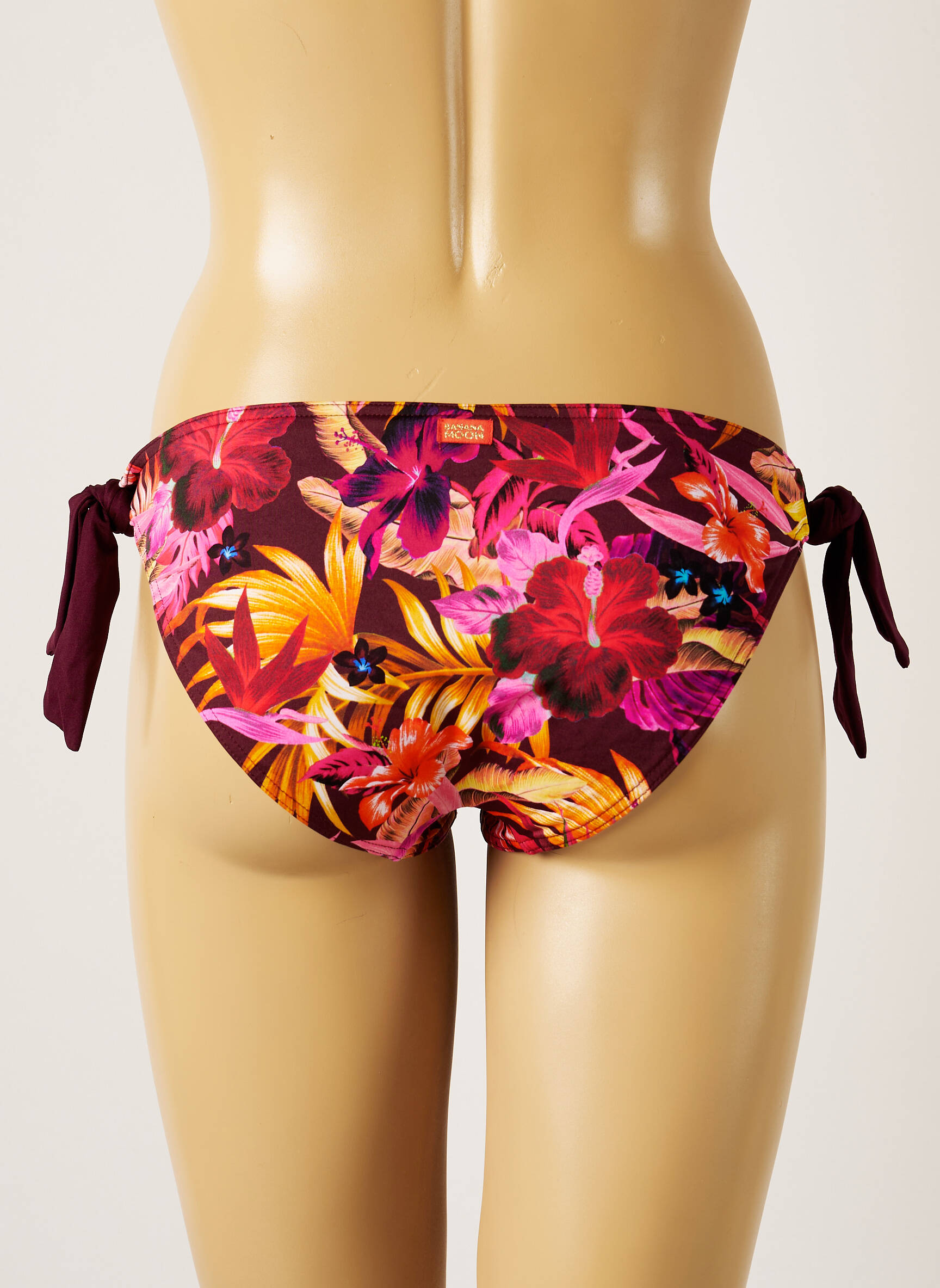 Maudymosi kelnaitės tiesioginis dažymas spausdinimas bikini violetinis BANANA MOON moteris