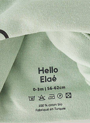 Kepurė žalias HELLO ELAÉ vaikas
