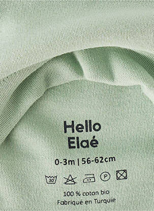 Kepurė žalias HELLO ELAÉ vaikas