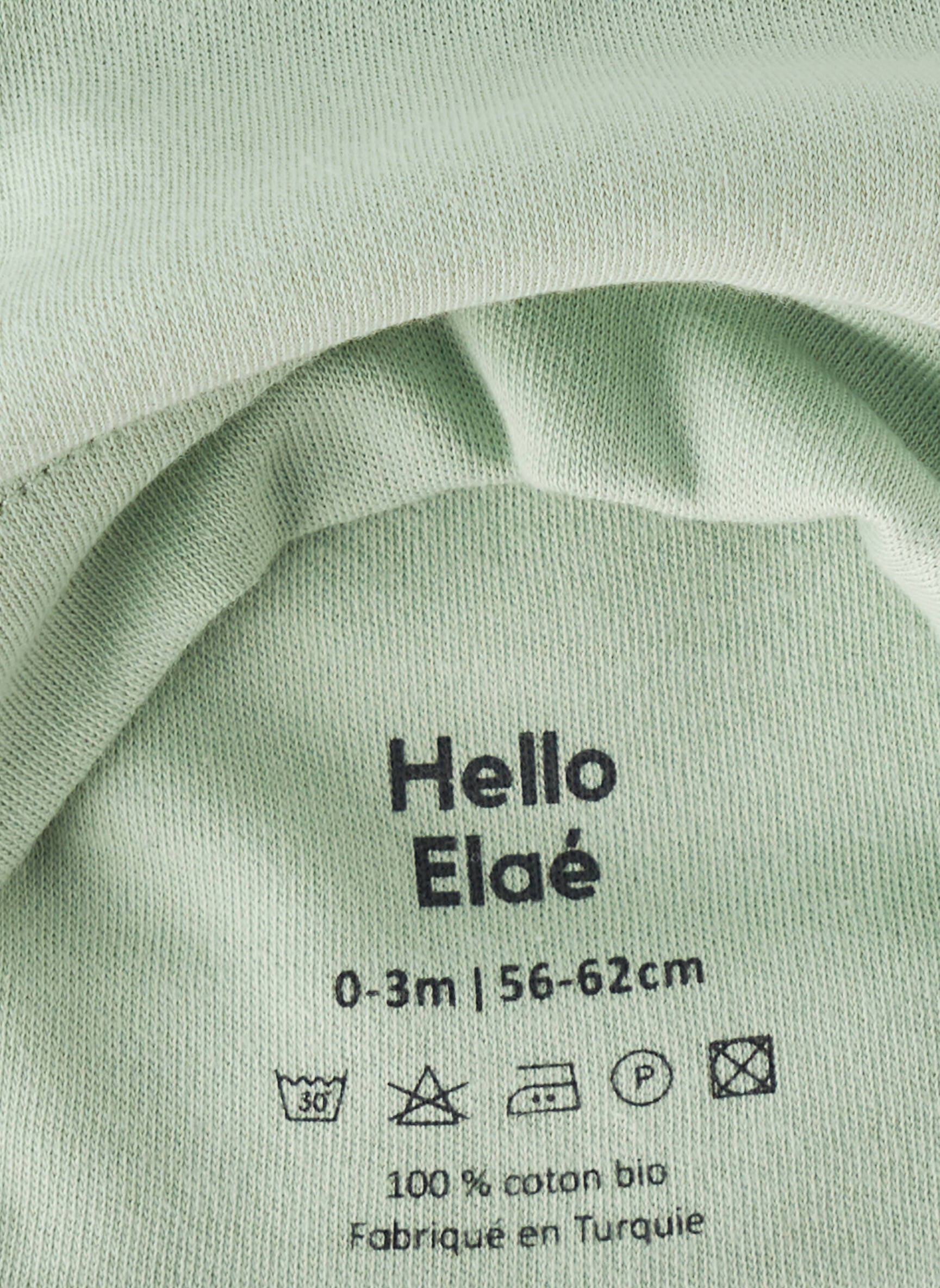 Kepurė žalias HELLO ELAÉ vaikas