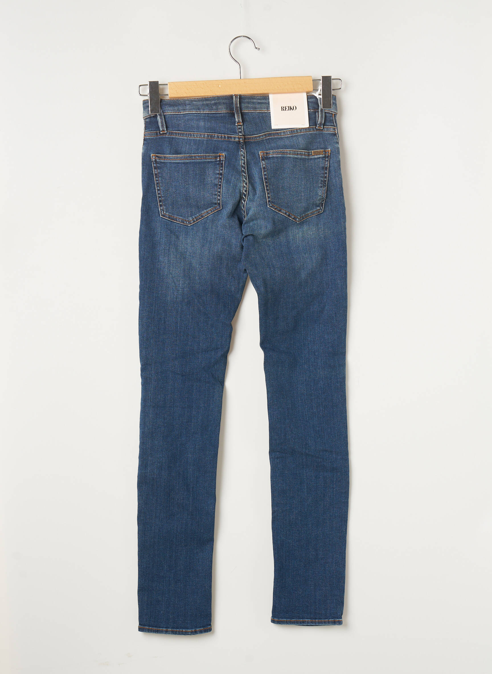 Lieknos džinsai lieknas normala dydis mėlyna REIKO moteris