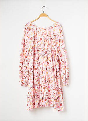 Pusilgių suknelė gėlių raštas ilgos rankovės rožinė H&M moteris